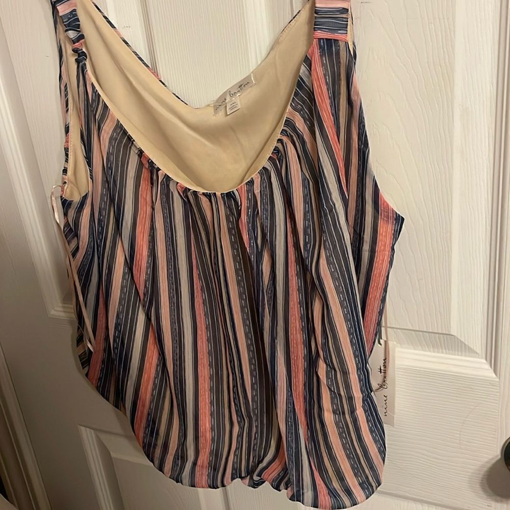 NWT Nine Britton Stitch Fix Striped Cami Tank Top XXL